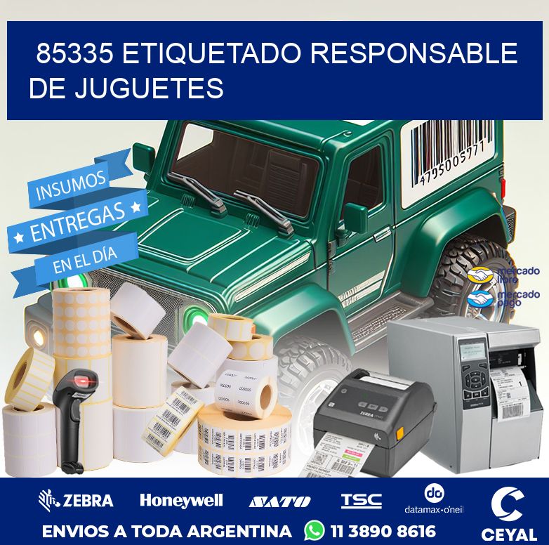 85335 ETIQUETADO RESPONSABLE DE JUGUETES