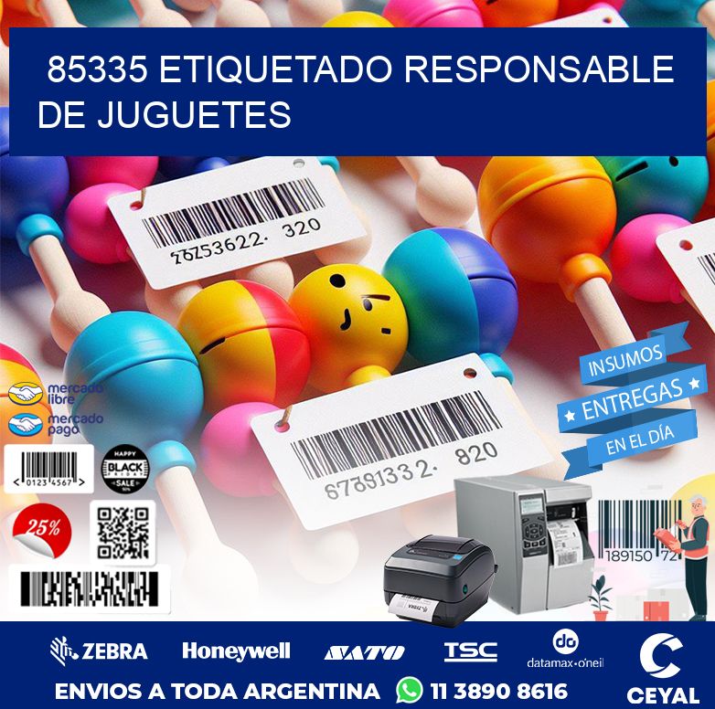 85335 ETIQUETADO RESPONSABLE DE JUGUETES