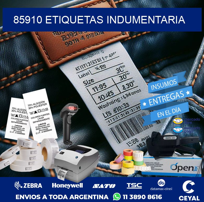 85910 ETIQUETAS INDUMENTARIA
