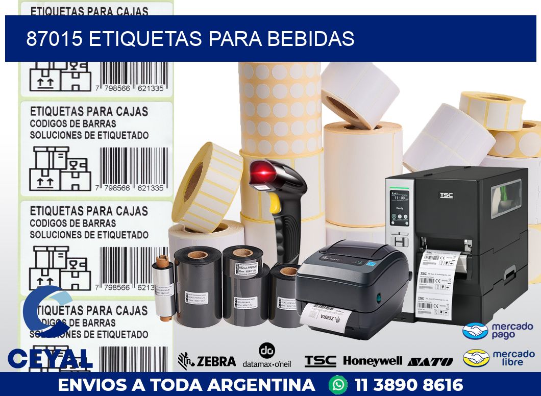 87015 ETIQUETAS PARA BEBIDAS