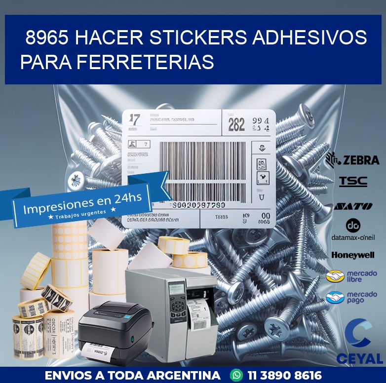 8965 HACER STICKERS ADHESIVOS PARA FERRETERIAS