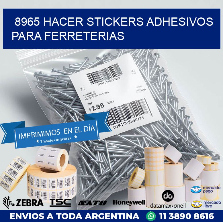 8965 HACER STICKERS ADHESIVOS PARA FERRETERIAS