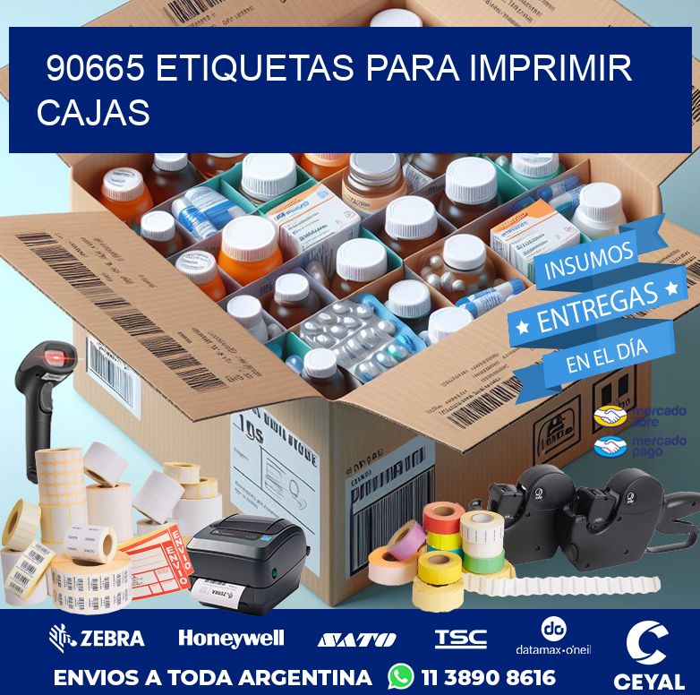90665 ETIQUETAS PARA IMPRIMIR CAJAS
