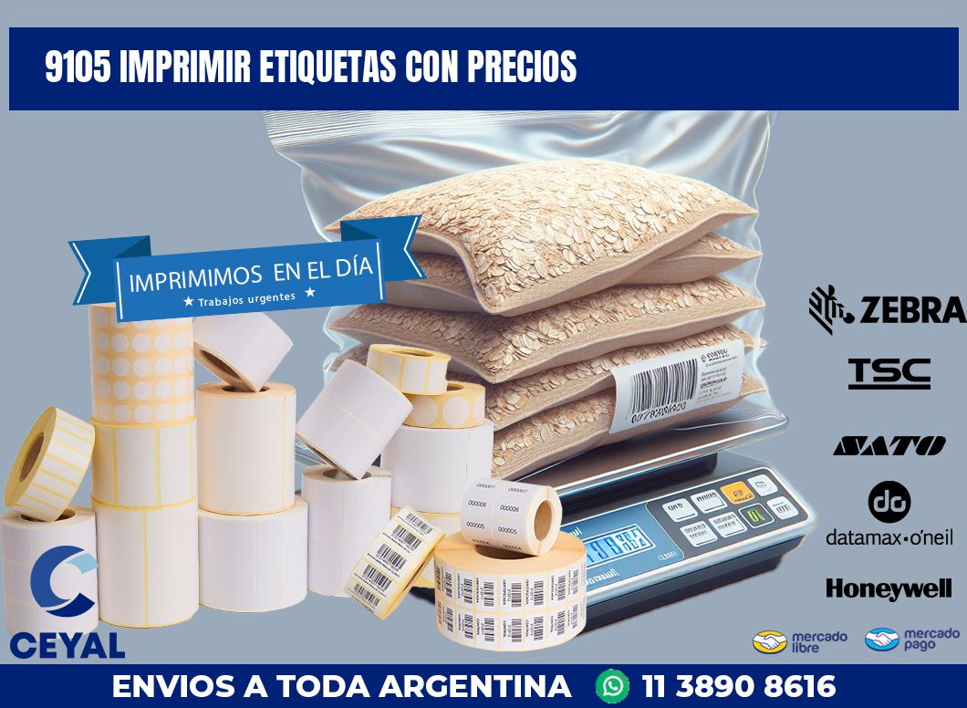 9105 IMPRIMIR ETIQUETAS CON PRECIOS