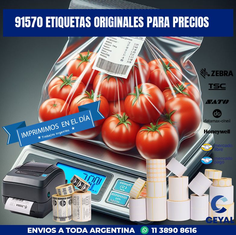 91570 ETIQUETAS ORIGINALES PARA PRECIOS
