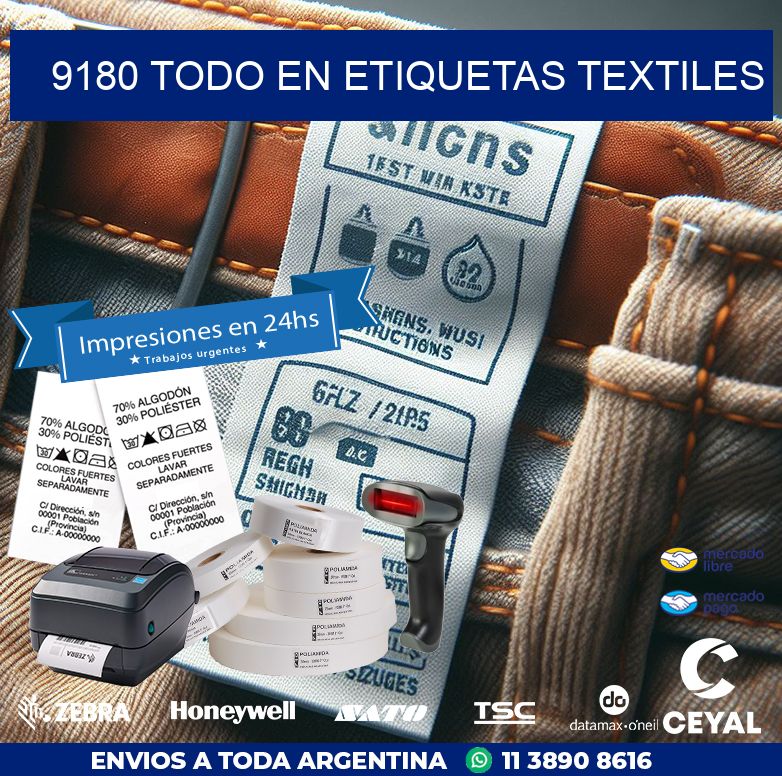 9180 TODO EN ETIQUETAS TEXTILES