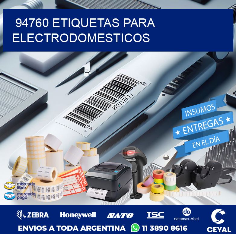 94760 ETIQUETAS PARA ELECTRODOMESTICOS