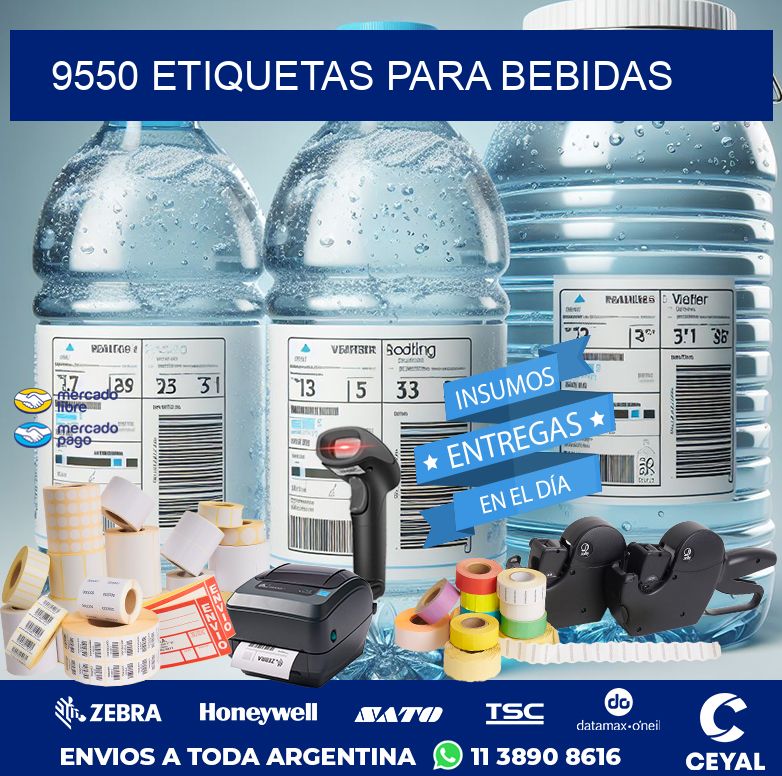 9550 ETIQUETAS PARA BEBIDAS