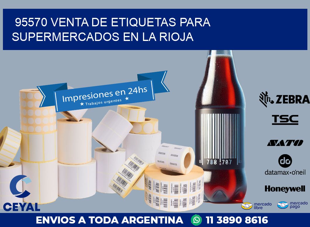 95570 VENTA DE ETIQUETAS PARA SUPERMERCADOS EN LA RIOJA