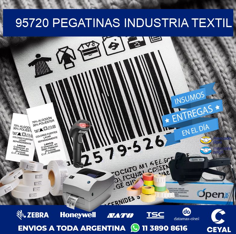 95720 PEGATINAS INDUSTRIA TEXTIL