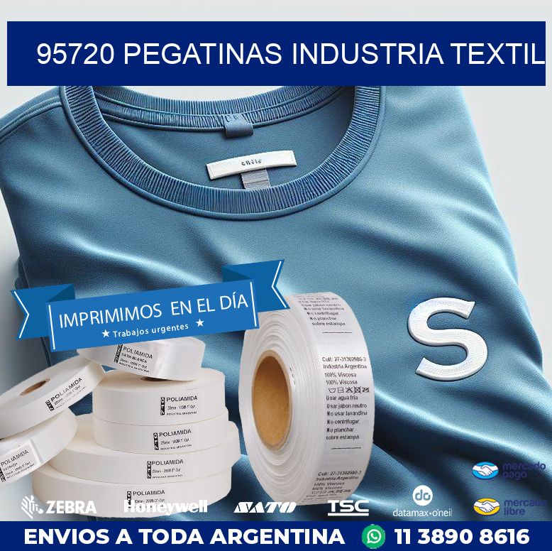 95720 PEGATINAS INDUSTRIA TEXTIL