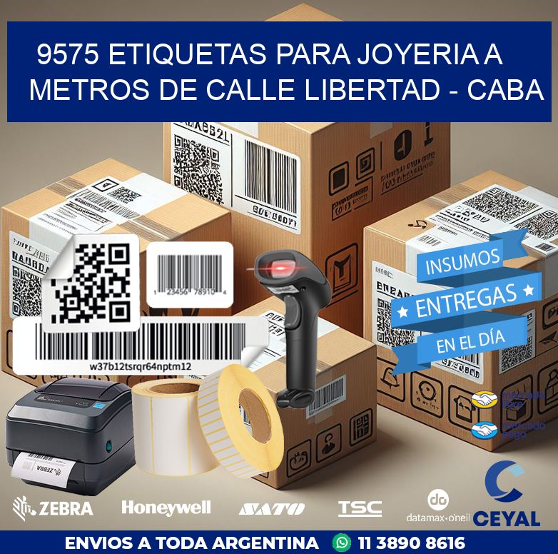 9575 ETIQUETAS PARA JOYERIA A METROS DE CALLE LIBERTAD - CABA