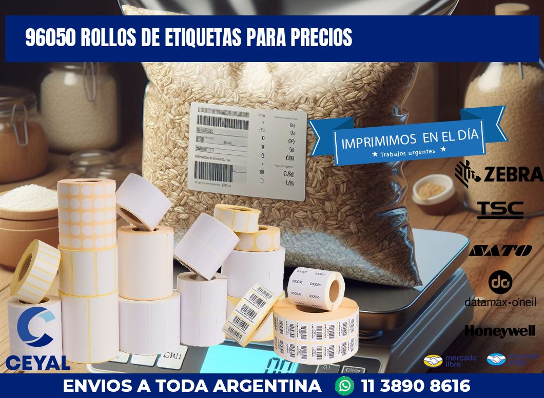 96050 ROLLOS DE ETIQUETAS PARA PRECIOS