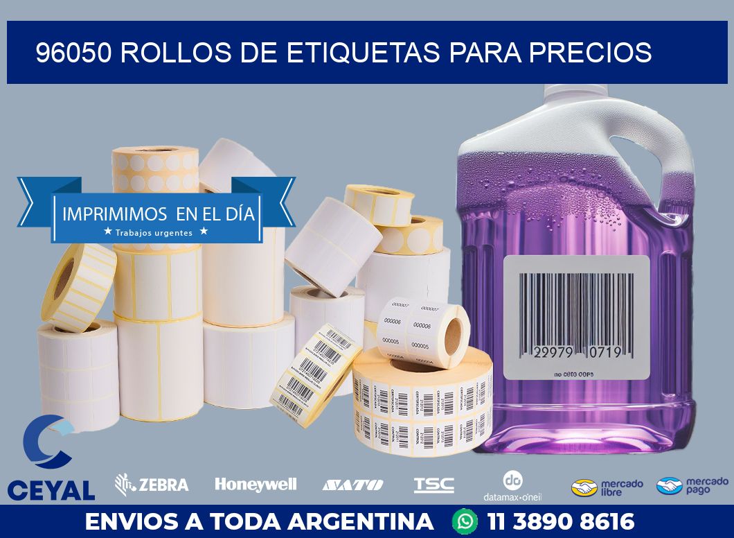 96050 ROLLOS DE ETIQUETAS PARA PRECIOS