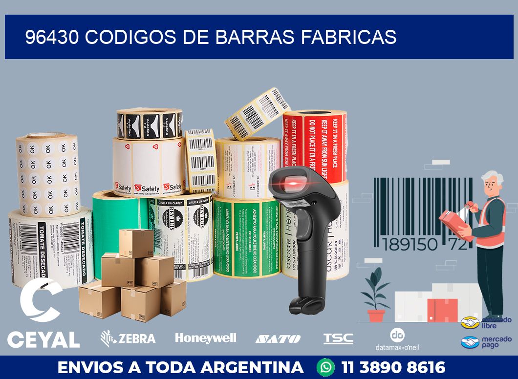 96430 CODIGOS DE BARRAS FABRICAS