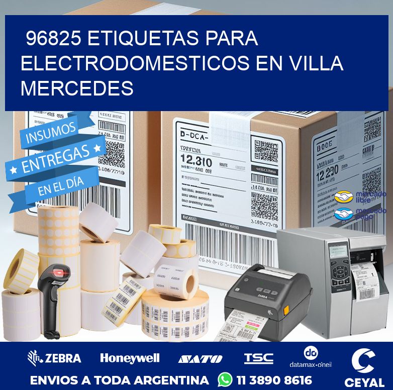 96825 ETIQUETAS PARA ELECTRODOMESTICOS EN VILLA MERCEDES