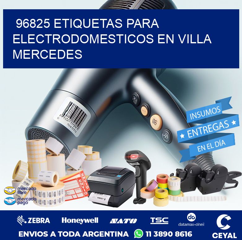 96825 ETIQUETAS PARA ELECTRODOMESTICOS EN VILLA MERCEDES