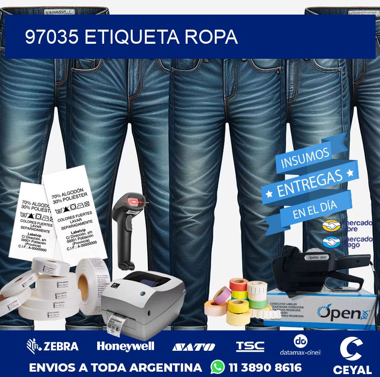 97035 ETIQUETA ROPA