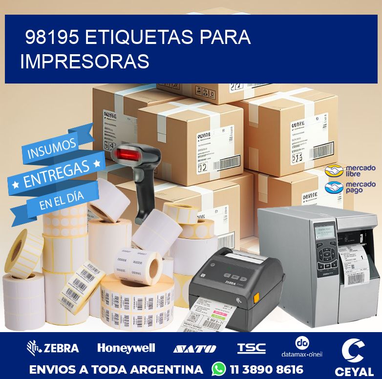 98195 ETIQUETAS PARA IMPRESORAS