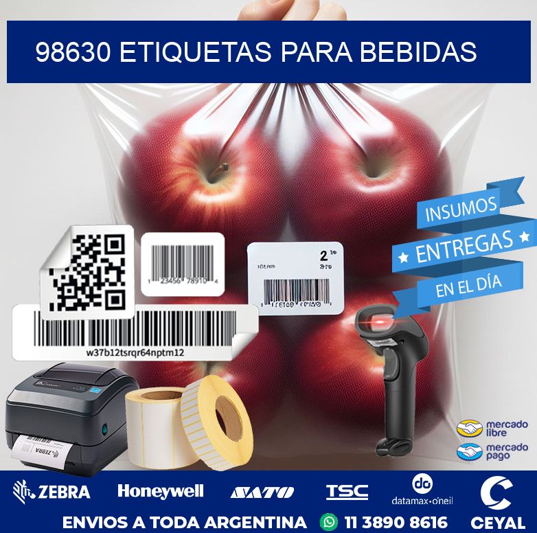98630 ETIQUETAS PARA BEBIDAS