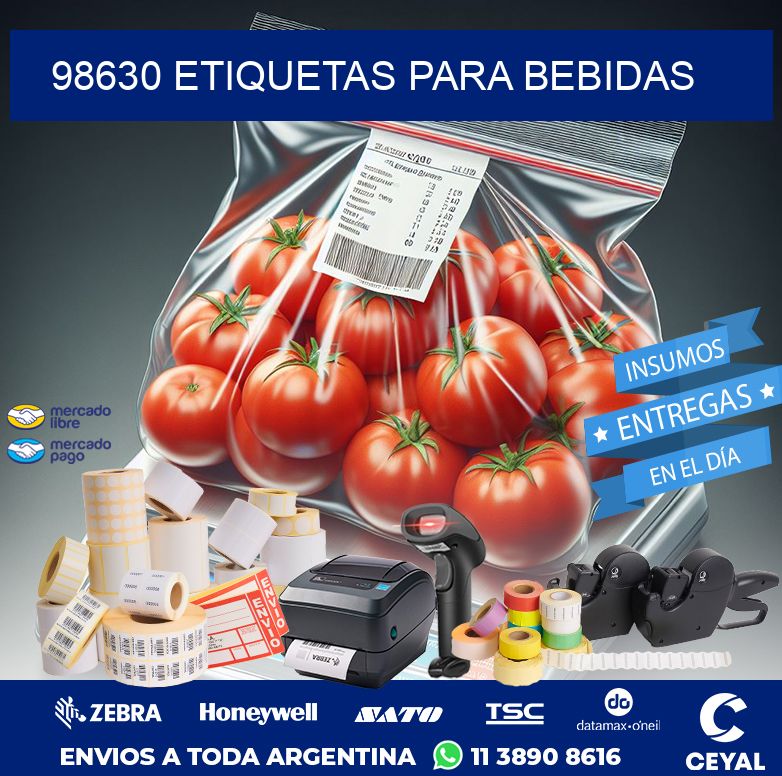 98630 ETIQUETAS PARA BEBIDAS