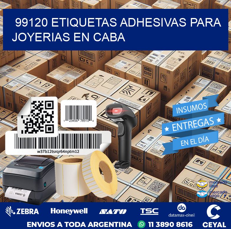 99120 ETIQUETAS ADHESIVAS PARA JOYERIAS EN CABA