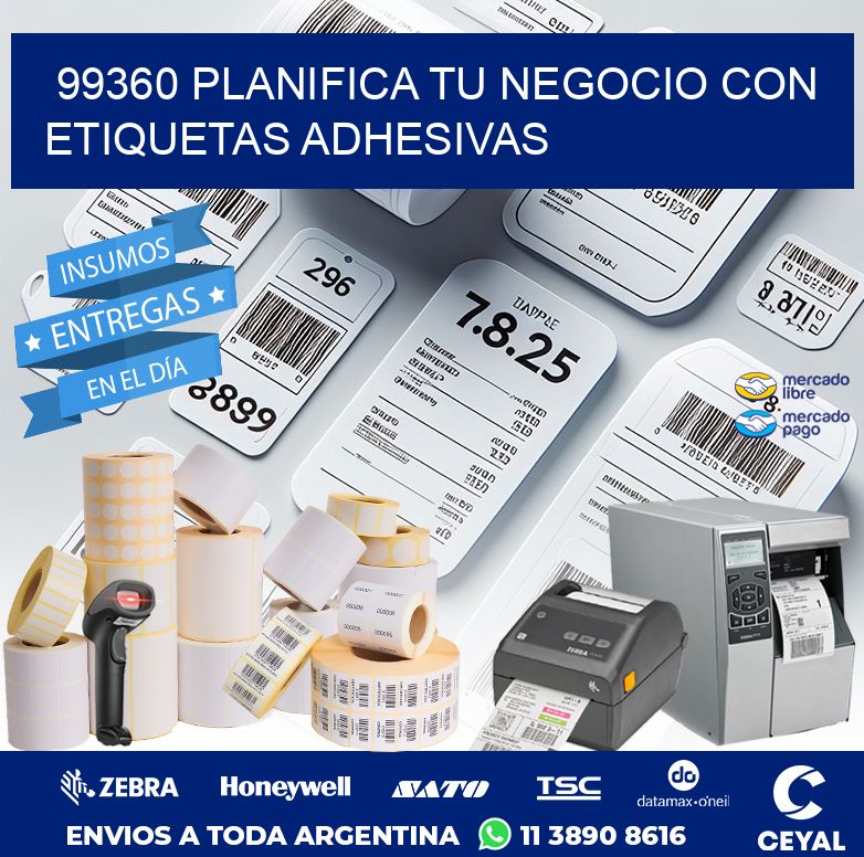 99360 PLANIFICA TU NEGOCIO CON ETIQUETAS ADHESIVAS