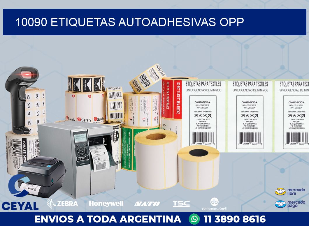 10090 ETIQUETAS AUTOADHESIVAS OPP