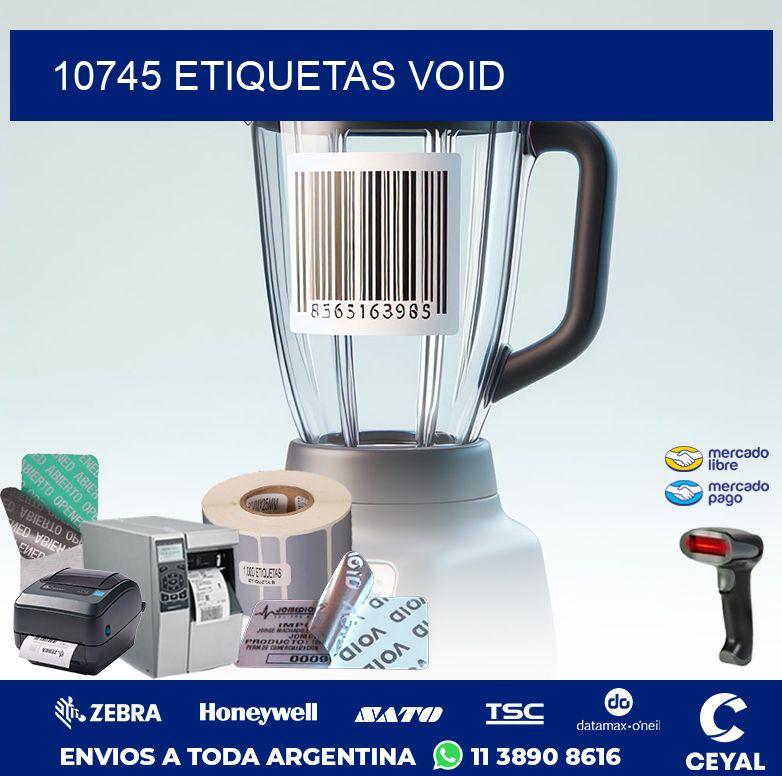 10745 ETIQUETAS VOID