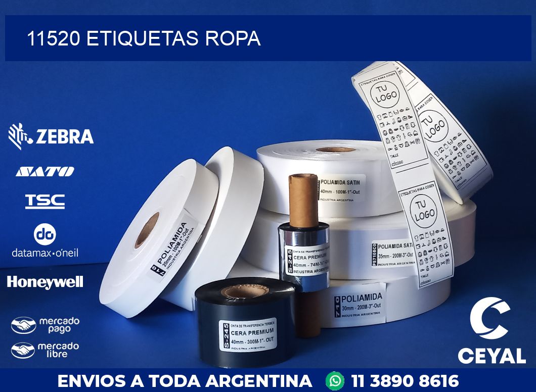 11520 ETIQUETAS ROPA