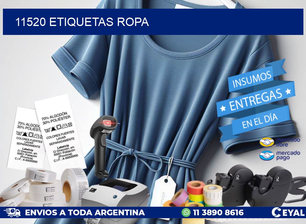 11520 ETIQUETAS ROPA