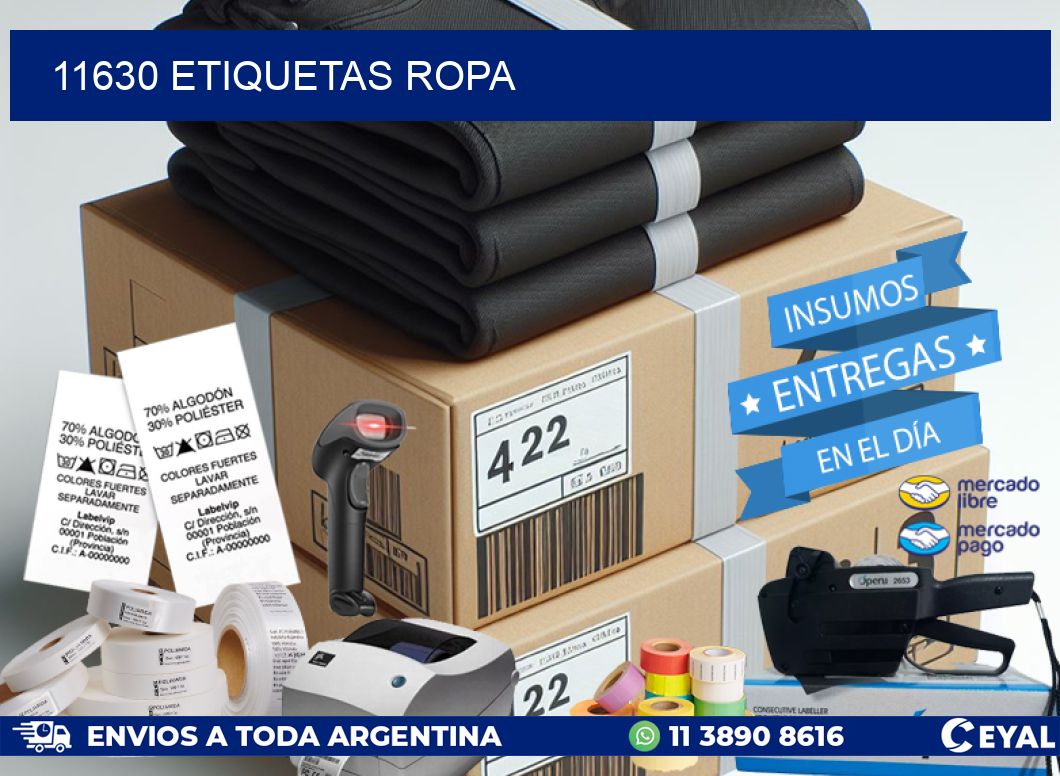 11630 ETIQUETAS ROPA