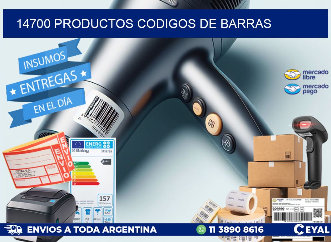 14700 productos codigos de barras