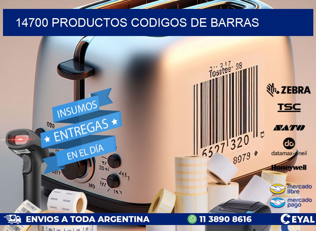 14700 productos codigos de barras