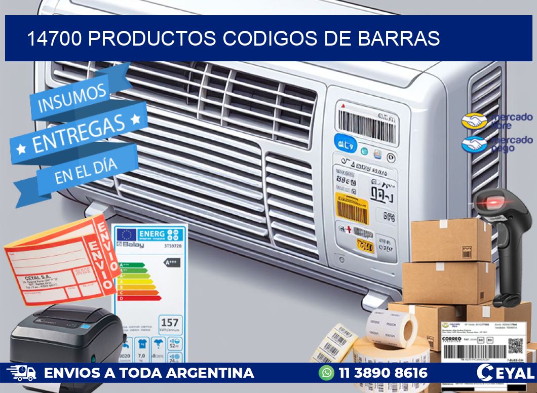 14700 productos codigos de barras