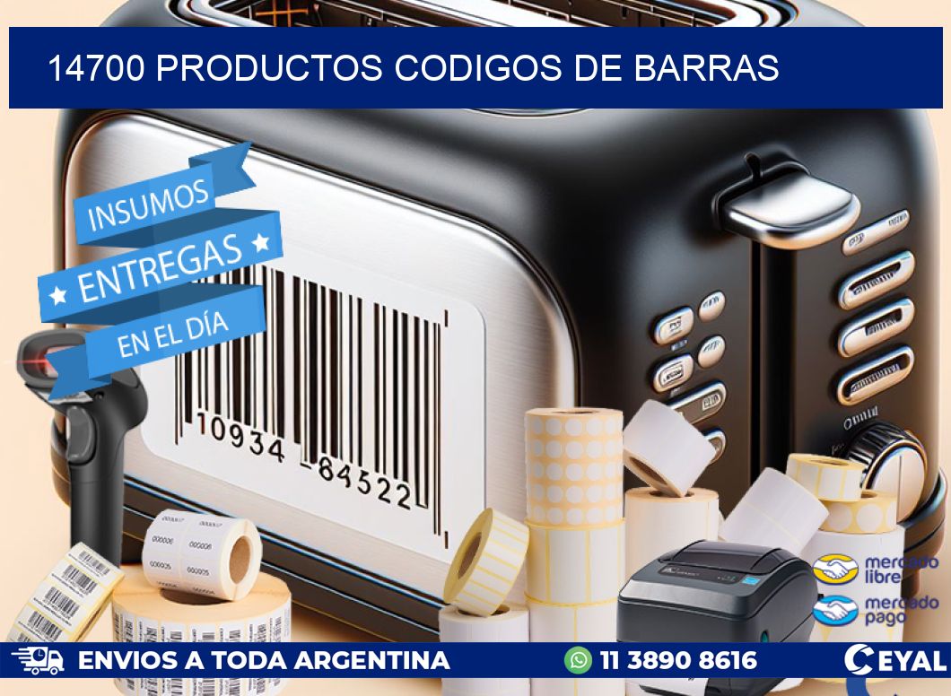 14700 productos codigos de barras