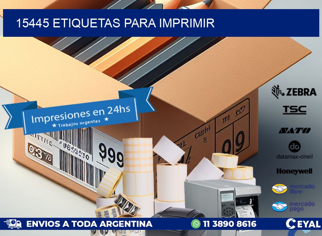 15445 etiquetas para imprimir