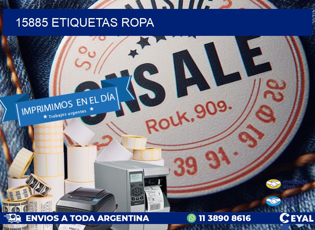 15885 ETIQUETAS ROPA
