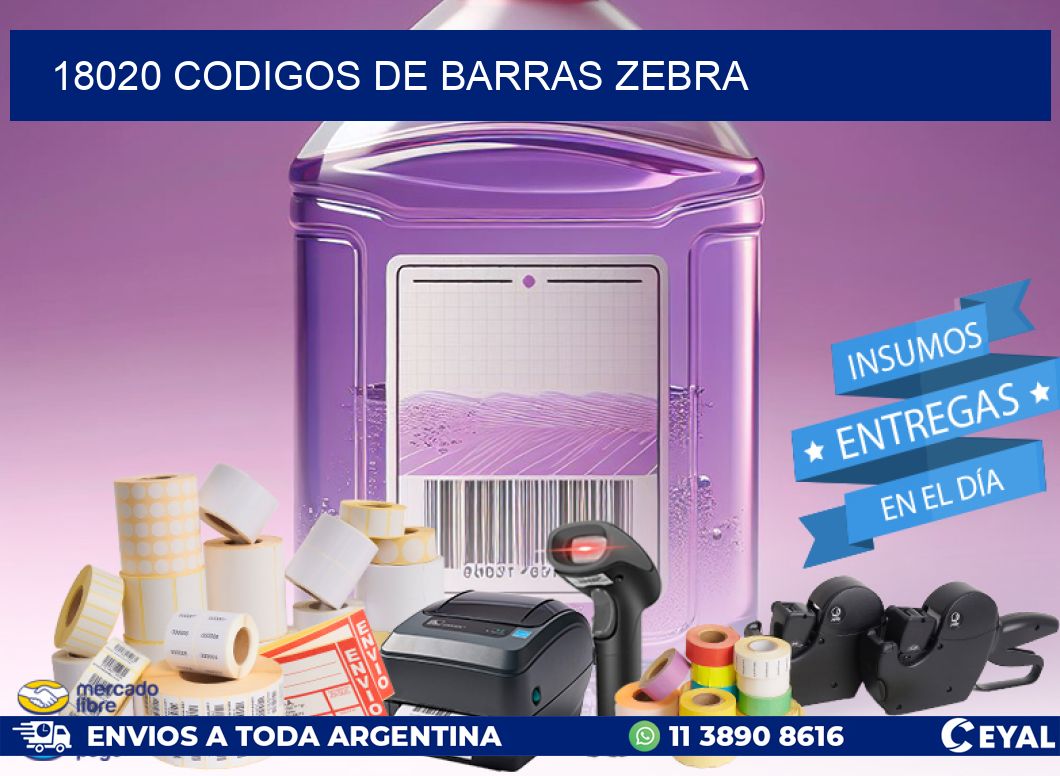 18020 codigos de barras zebra