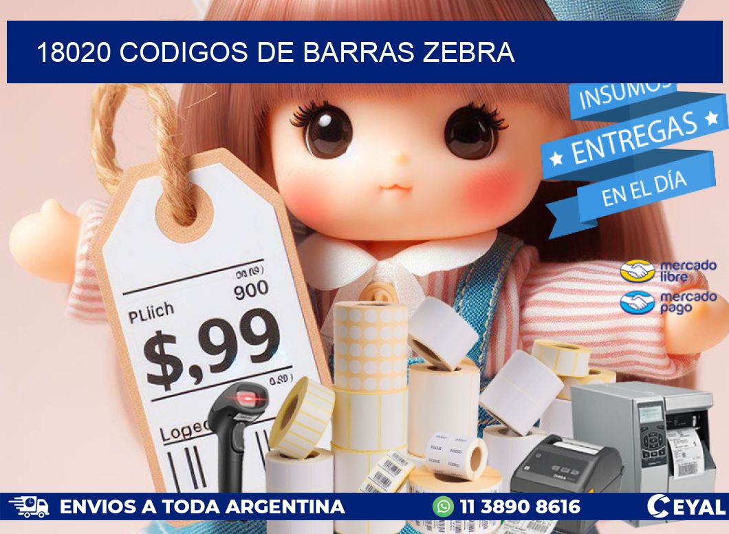18020 codigos de barras zebra