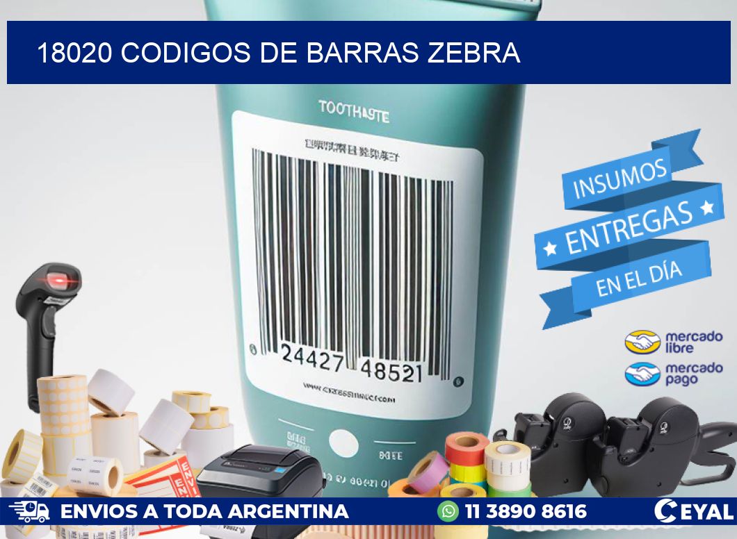 18020 codigos de barras zebra