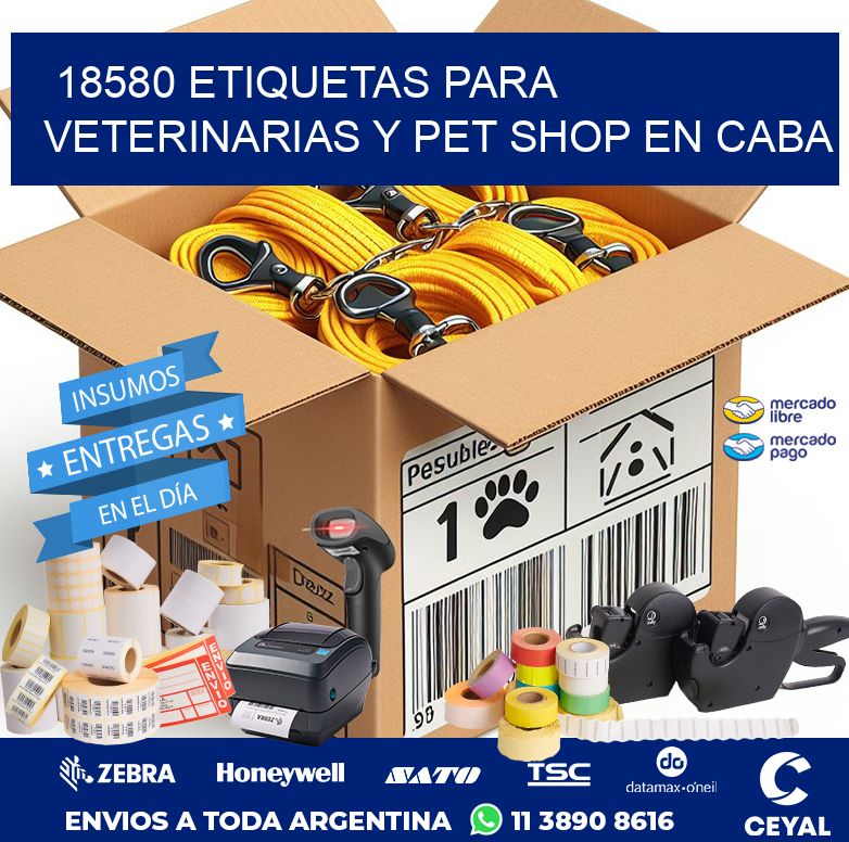 18580 ETIQUETAS PARA VETERINARIAS Y PET SHOP EN CABA