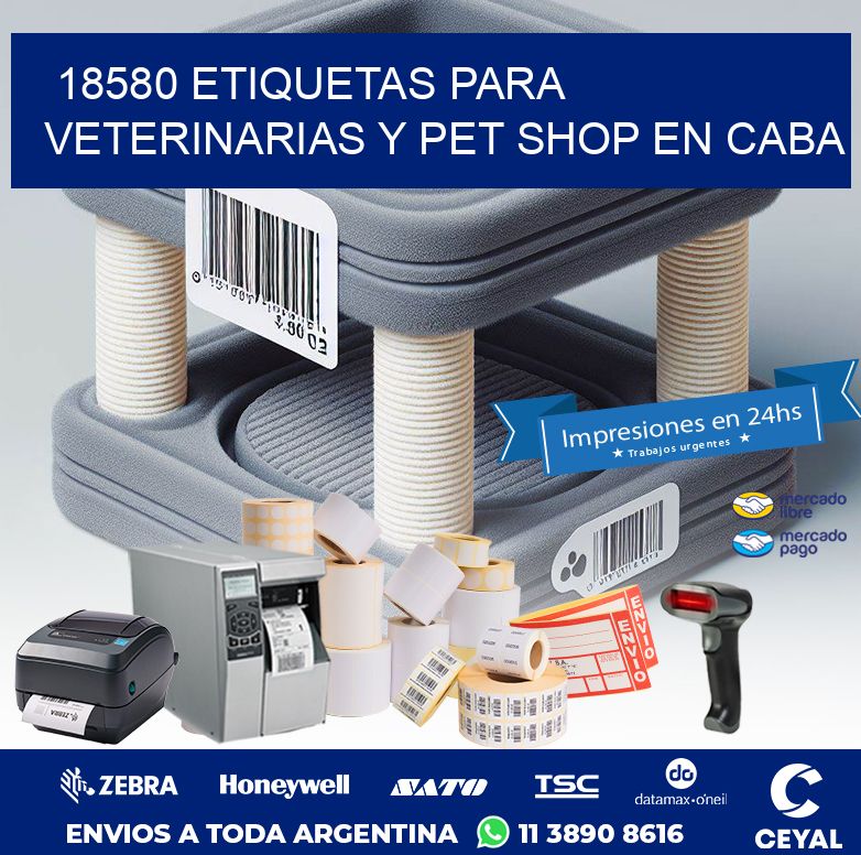 18580 ETIQUETAS PARA VETERINARIAS Y PET SHOP EN CABA