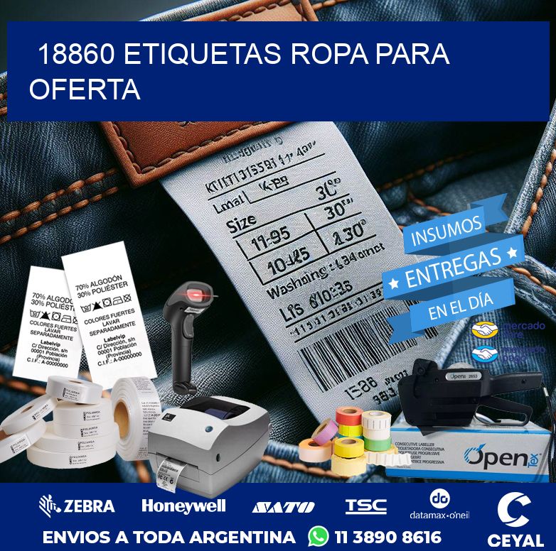 18860 ETIQUETAS ROPA PARA OFERTA