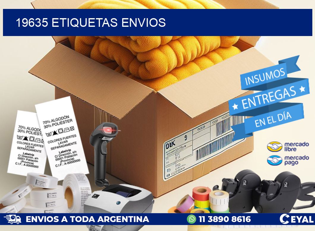 19635 Etiquetas envios