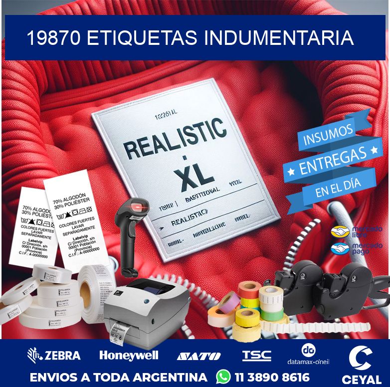 19870 ETIQUETAS INDUMENTARIA