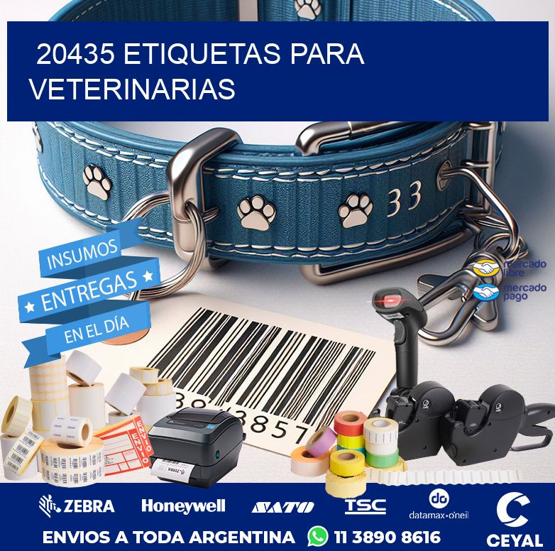 20435 ETIQUETAS PARA VETERINARIAS