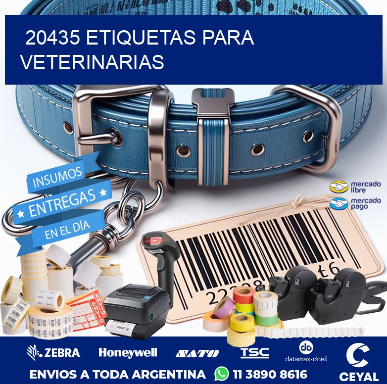 20435 ETIQUETAS PARA VETERINARIAS