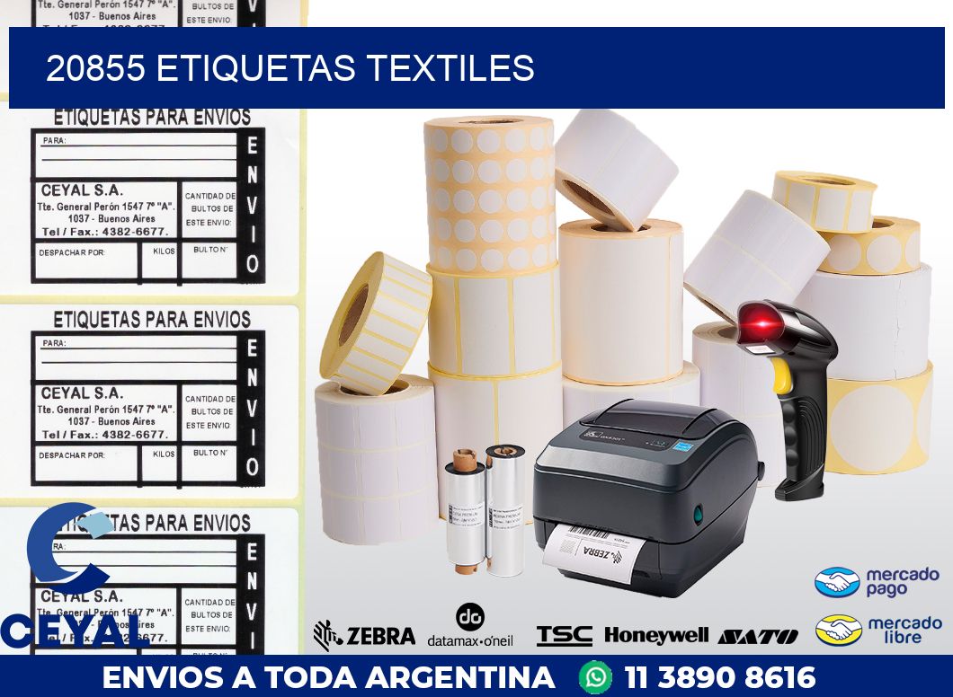 20855 ETIQUETAS TEXTILES
