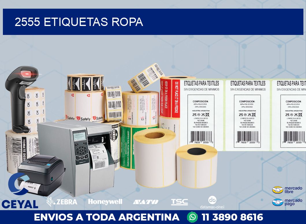 2555 ETIQUETAS ROPA